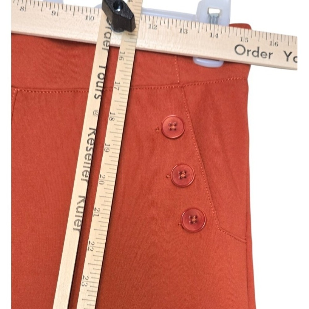Betabrand Bootcut Sailor Yoga Pants Size M 31x32 Terra Cotta Tall 70s - Picture 8 of 9